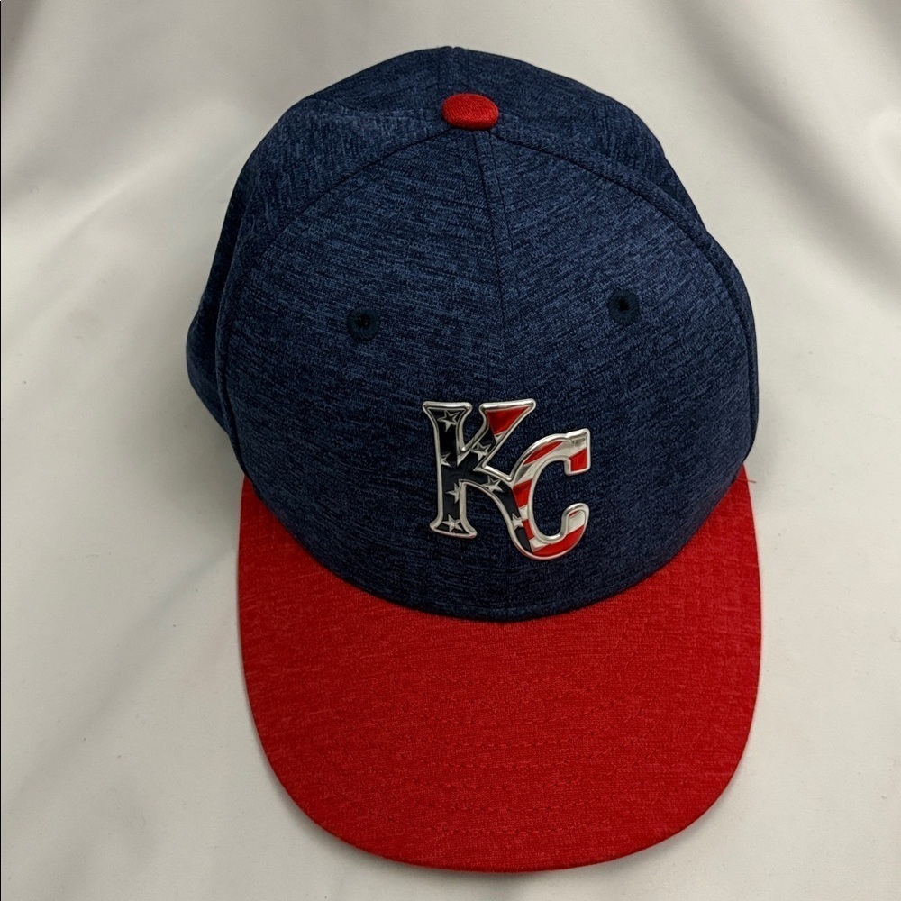 Kansas City Royals Stars Stripes New Era Hat CP 7 3/8 4th Of July MLB Baseball